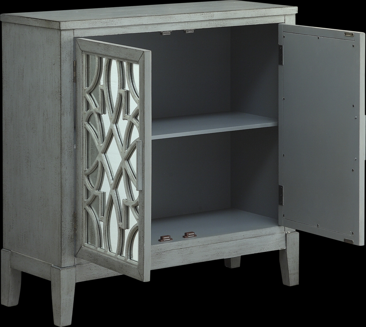 Minetta II Gray Accent Cabinet - Thumbnail - Image 3
