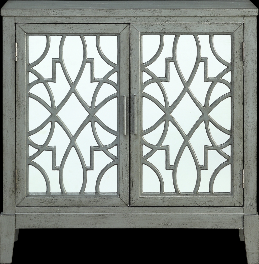 Minetta II Gray Accent Cabinet - Thumbnail - Image 1
