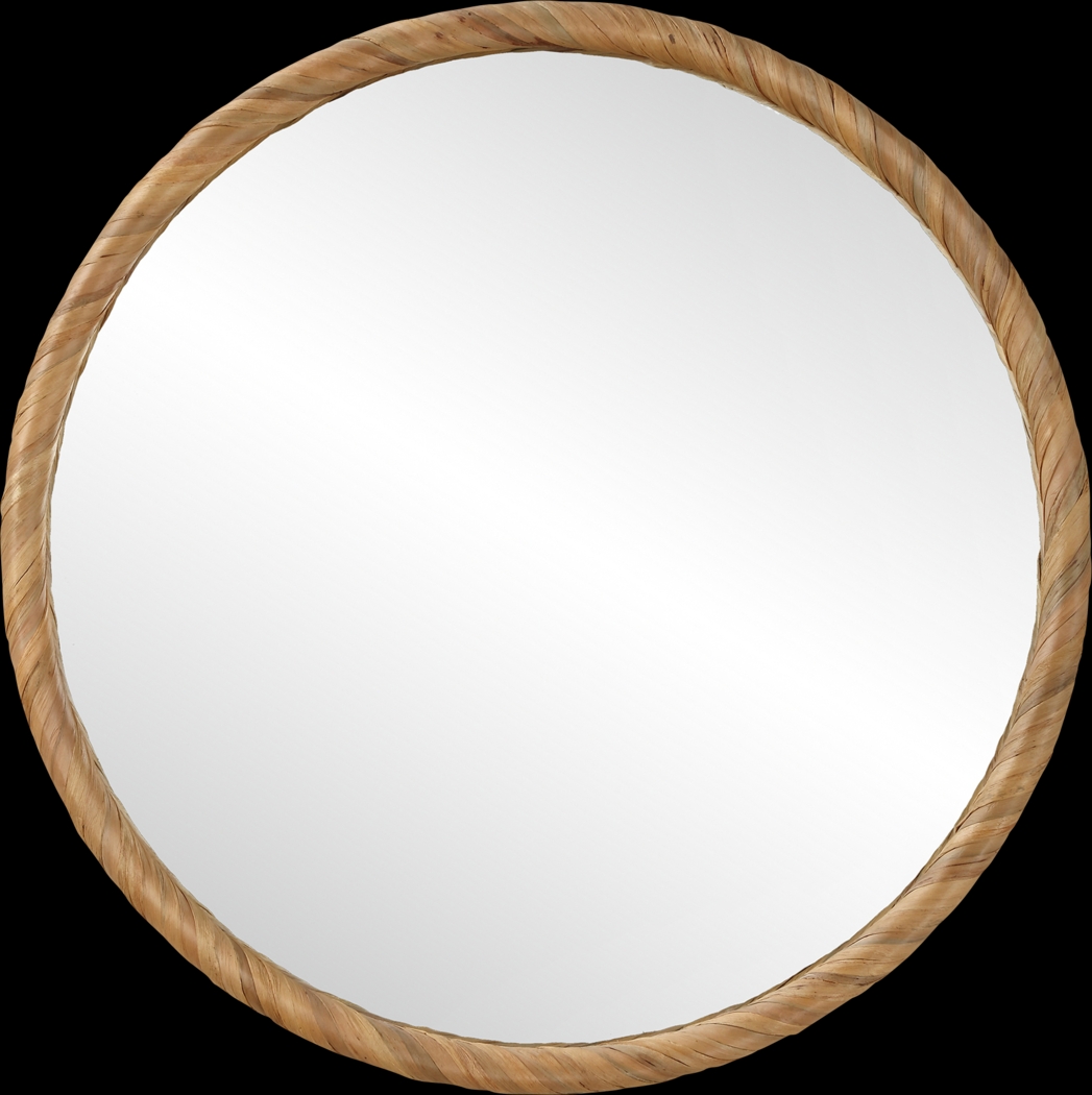 Minho Brown Wall Mirror - Thumbnail - Image 1
