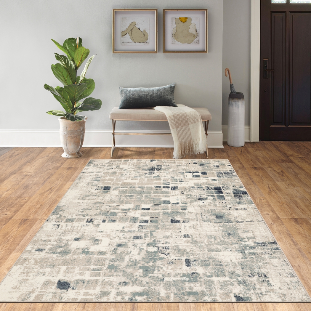 Minidows Beige 5'3 x 7'8 Rug - Thumbnail - Image 2