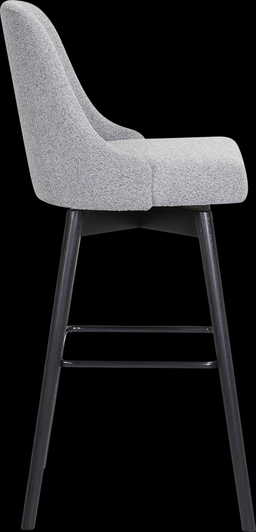 Minilita Gray Swivel Barstool - Thumbnail - Image 4