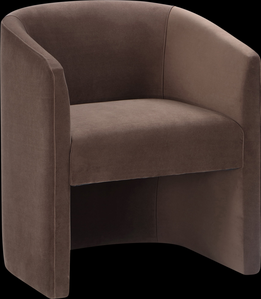 Mininia Brown Accent Chair - Thumbnail - Image 1