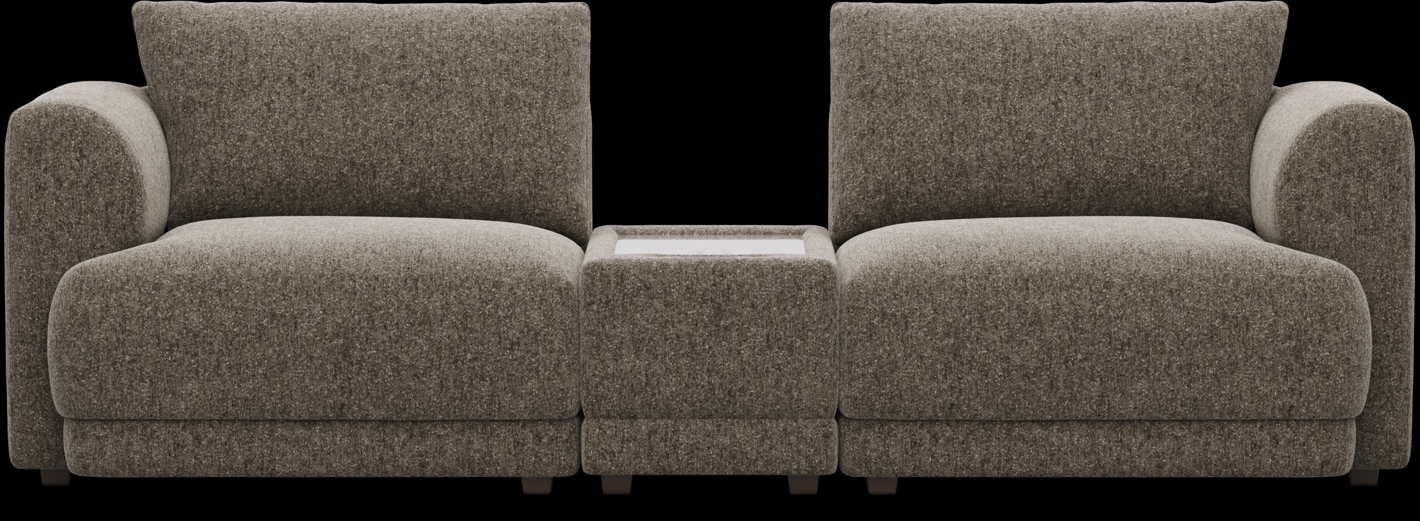 Mink 3 Pc ModularFour with Media Console - Thumbnail - Image 2