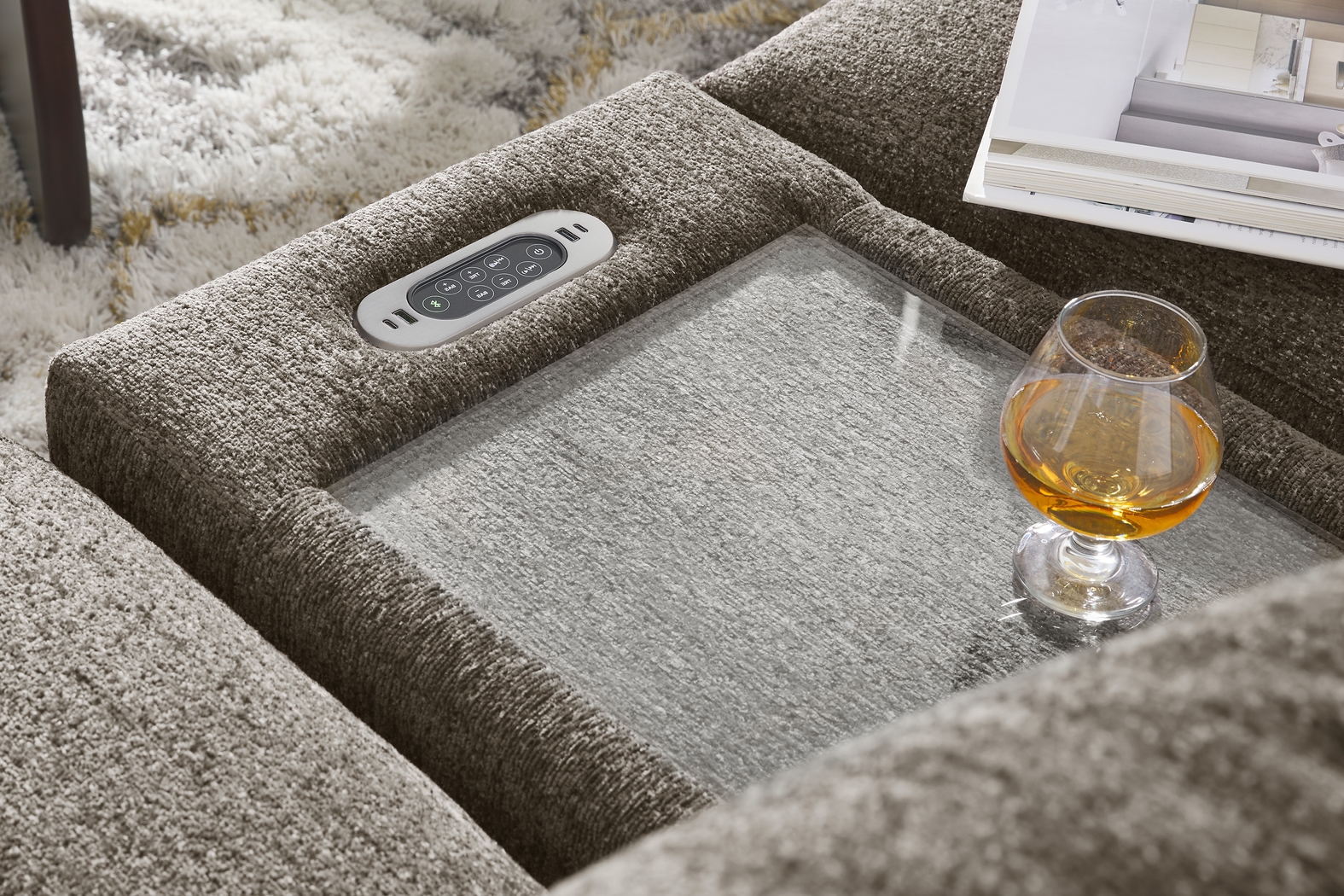 Mink 3 Pc ModularFour with Media Console - Thumbnail - Image 4