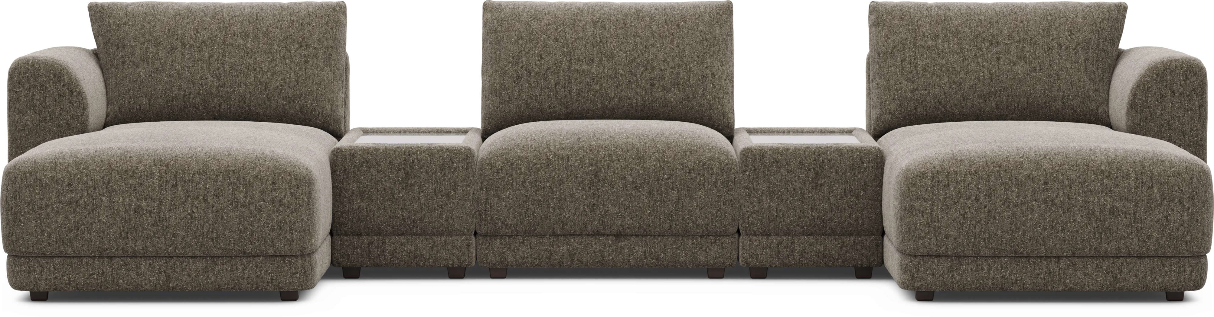Mink 5 Pc ModularFour with Media Consoles - Thumbnail - Image 3