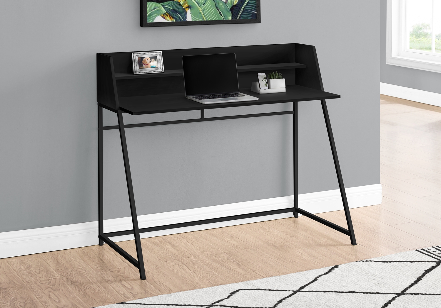 Minkler Black Desk - Thumbnail - Image 2