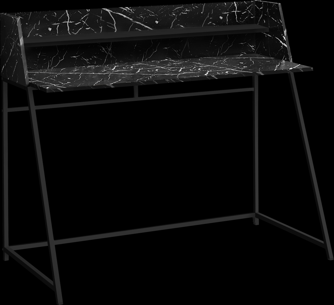 Minkler Black Marble Desk - Thumbnail - Image 1