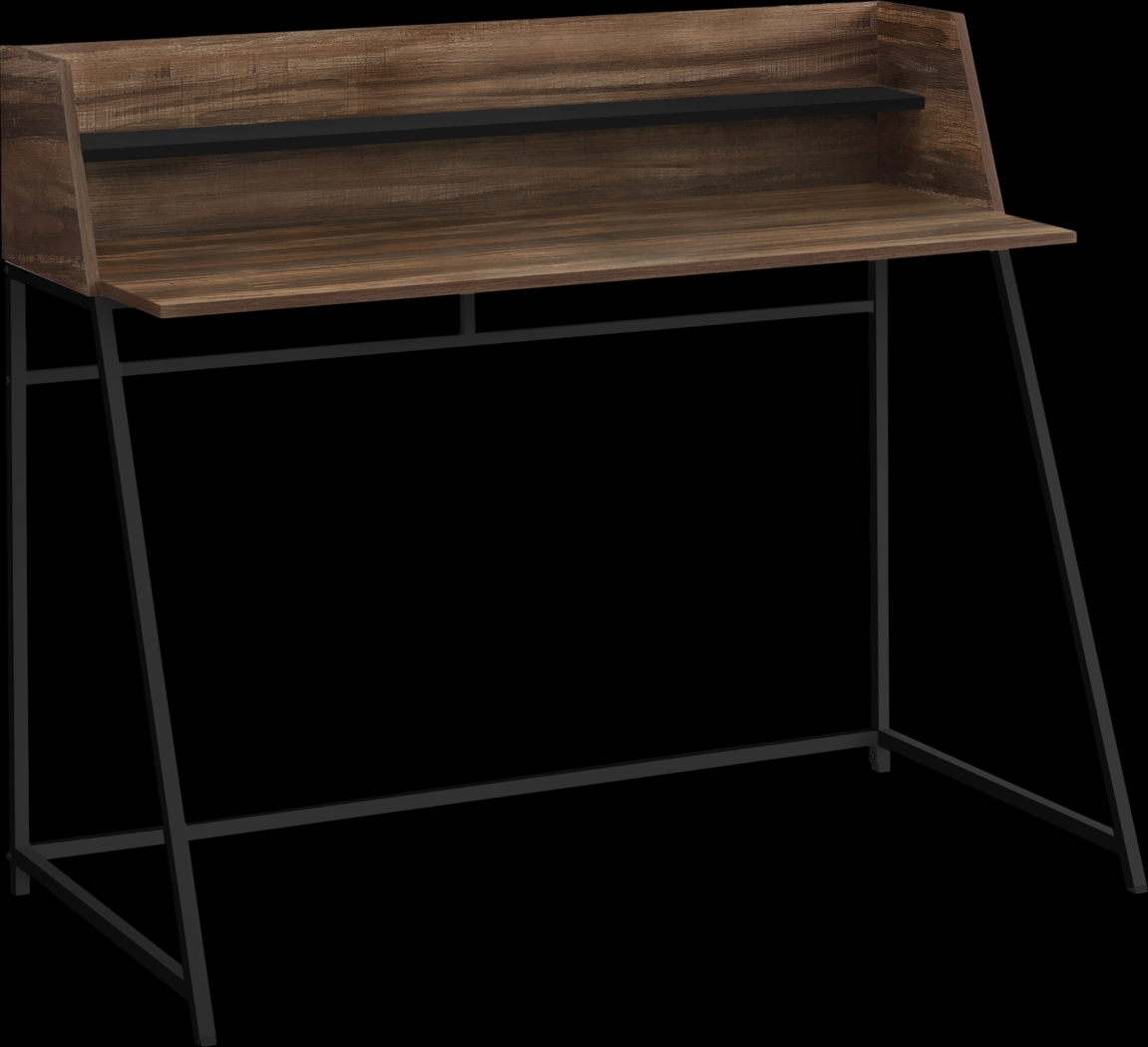 Minkler Brown Desk - Thumbnail - Image 1