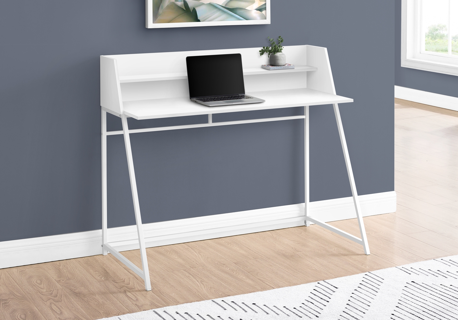 Minkler White Desk - Thumbnail - Image 2
