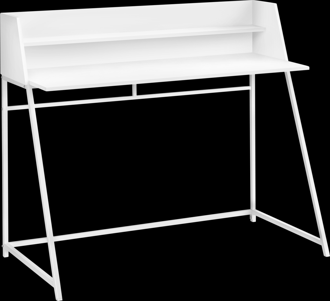 Minkler White Desk - Thumbnail - Image 1