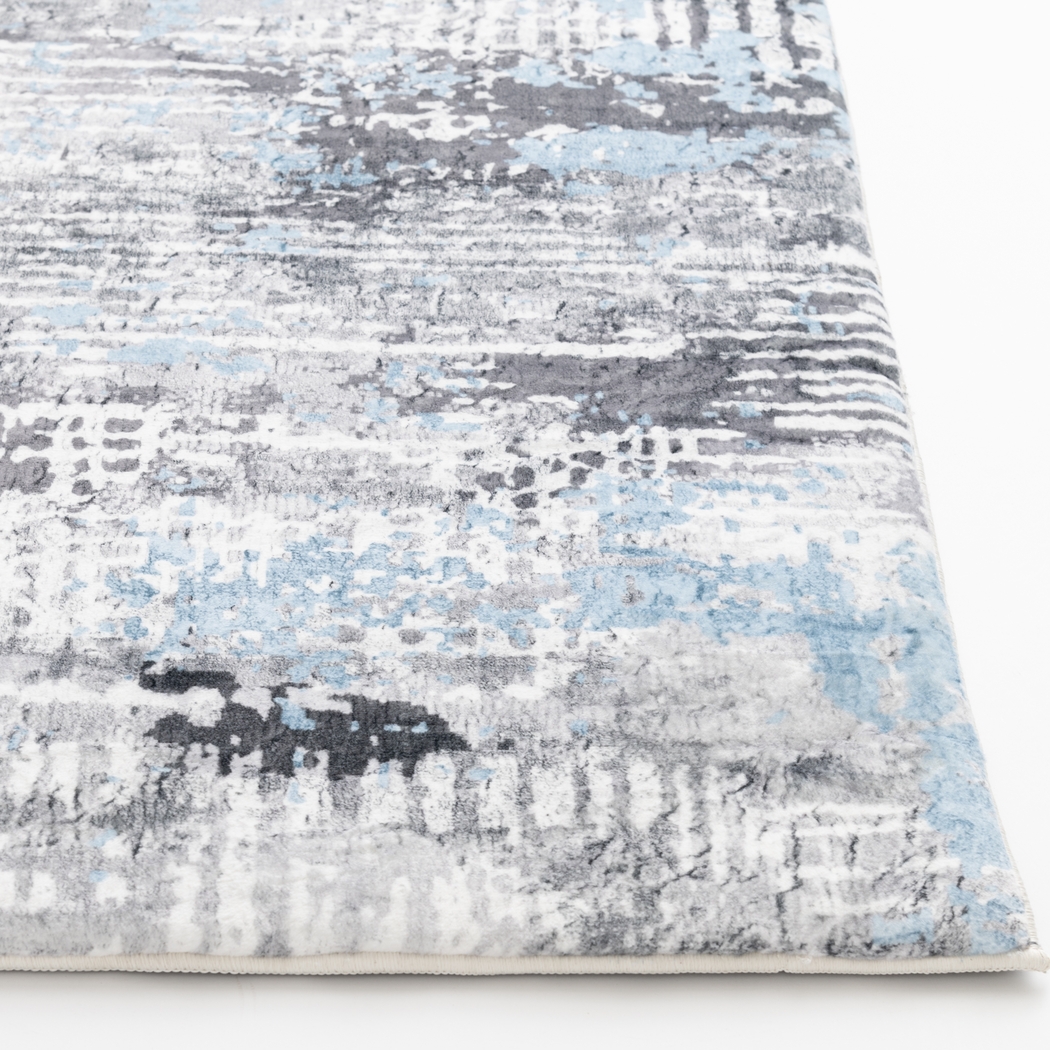 Minky Metropolitan Plus Blue 7'6 x 9'6 Rug - Thumbnail - Image 3