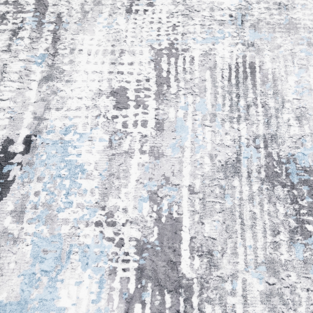 Minky Metropolitan Plus Blue 7'6 x 9'6 Rug - Thumbnail - Image 4