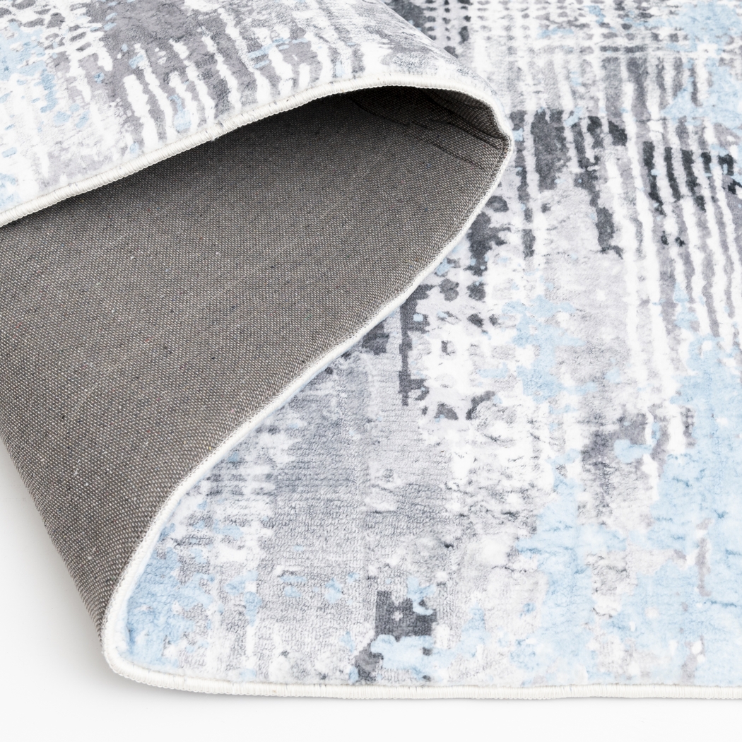 Minky Metropolitan Plus Blue 7'6 x 9'6 Rug - Thumbnail - Image 6