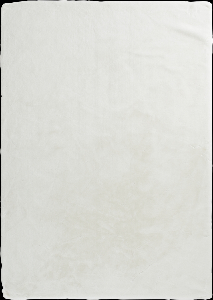 Minky-Moe Ivory 7'6 x 9'6 Rug - Thumbnail - Image 1