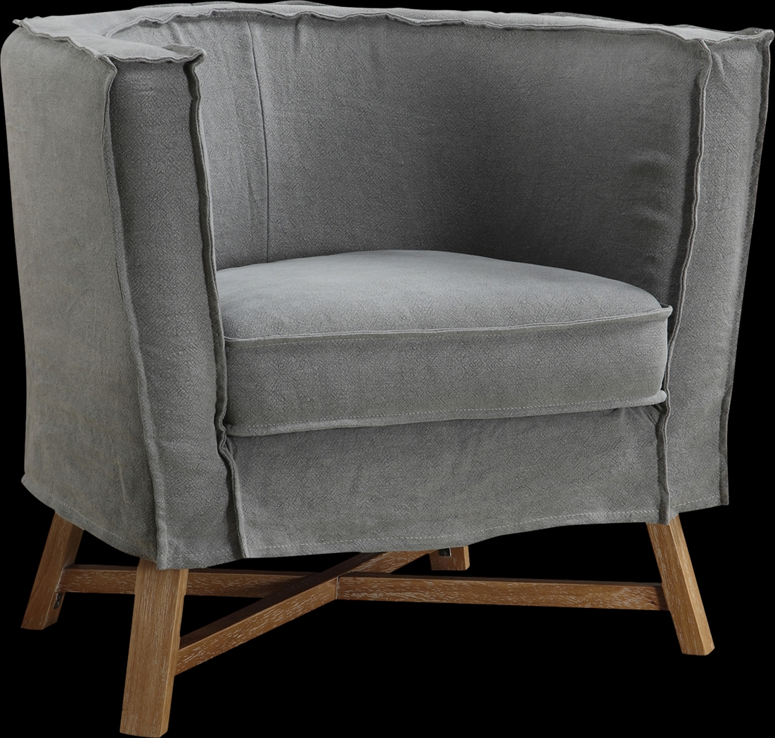 Minley Gray Accent Chair - Thumbnail - Image 1