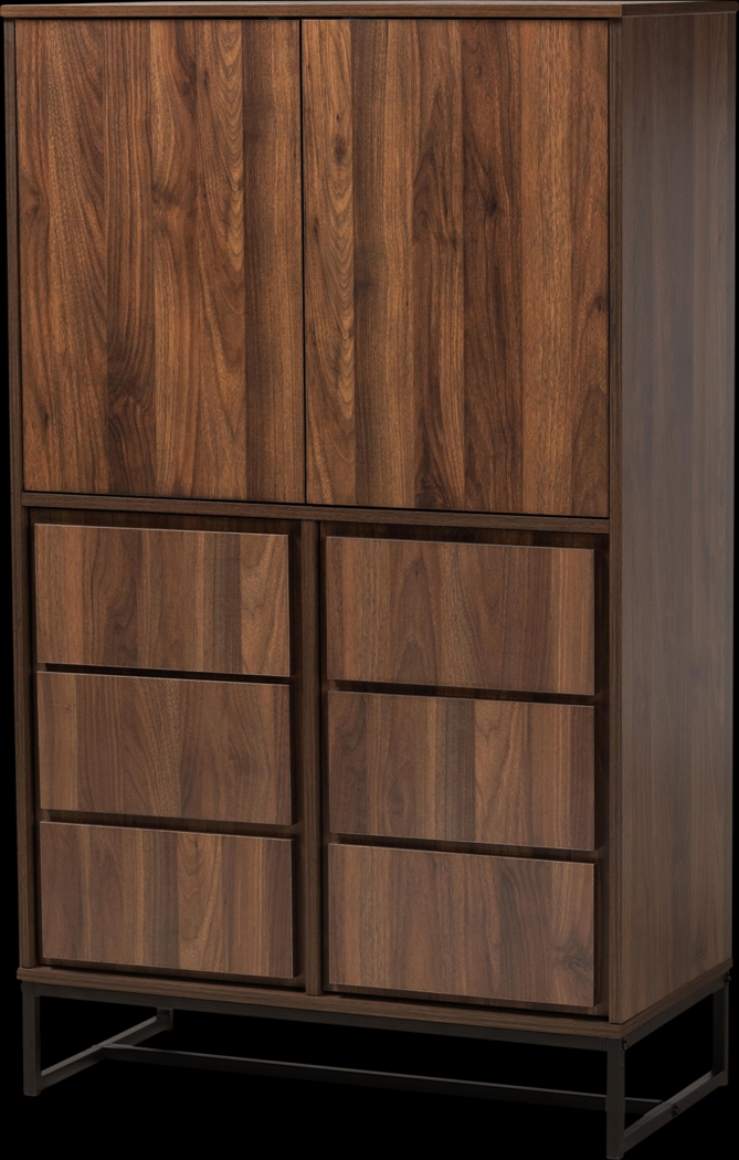 Minlow Brown Accent Cabinet - Thumbnail - Image 1