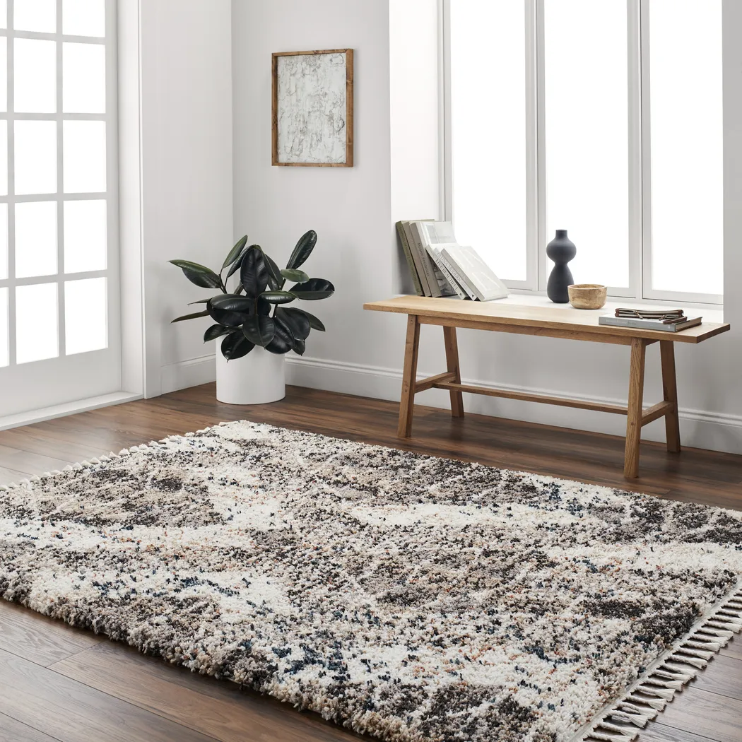 Minnefell Gray 7'10 x 10' Area Rug - Thumbnail - Image 2