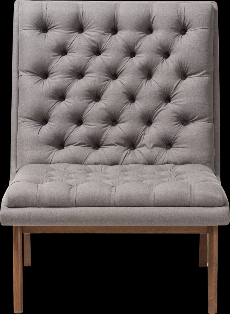 Minneha Gray Accent Chair - Thumbnail - Image 3