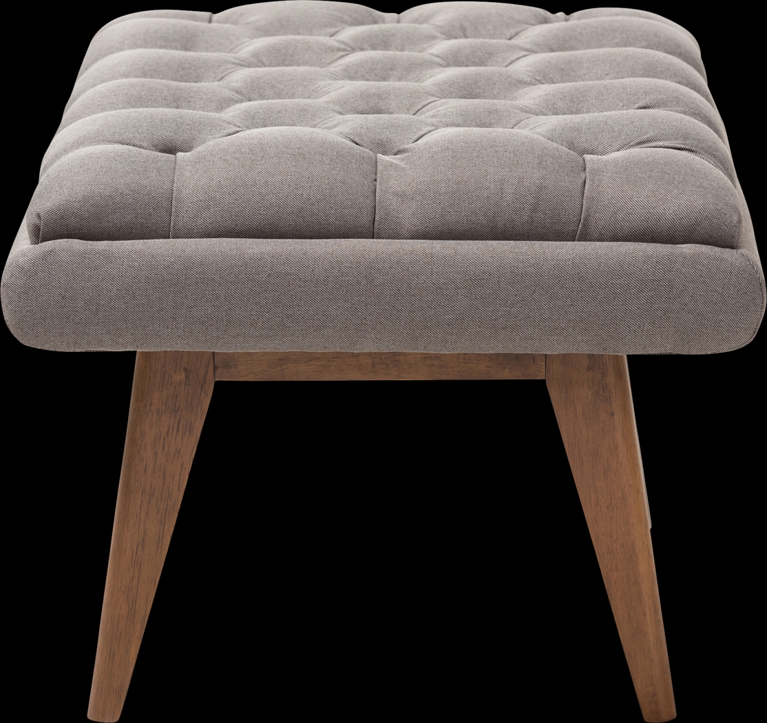 Minneha Gray Ottoman - Thumbnail - Image 3