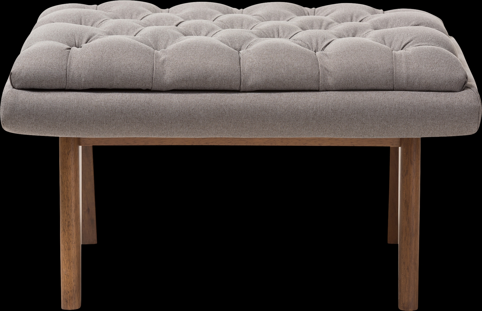 Minneha Gray Ottoman - Thumbnail - Image 4