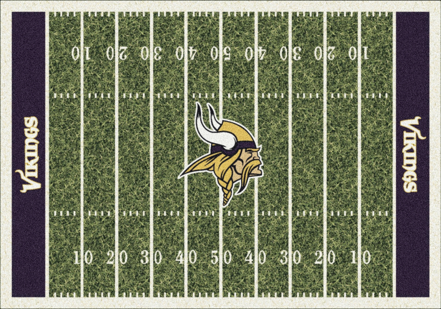 Minnesota Vikings Green 4' x 6' Rug - Thumbnail - Image 1