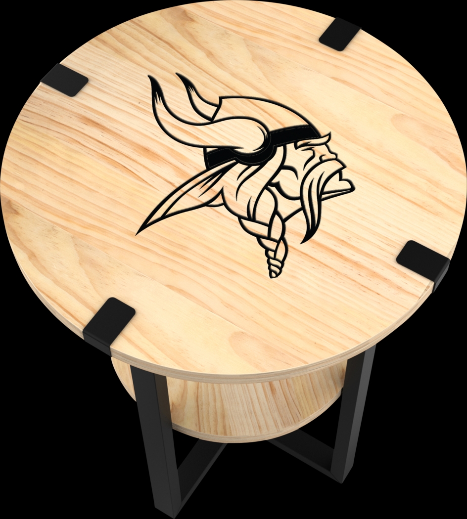 Minnesota Vikings Side Table - Thumbnail - Image 4