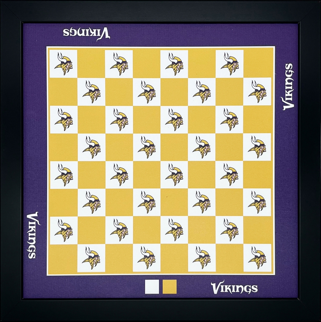 Minnesota Vikings Wall Chess Set - Thumbnail - Image 1