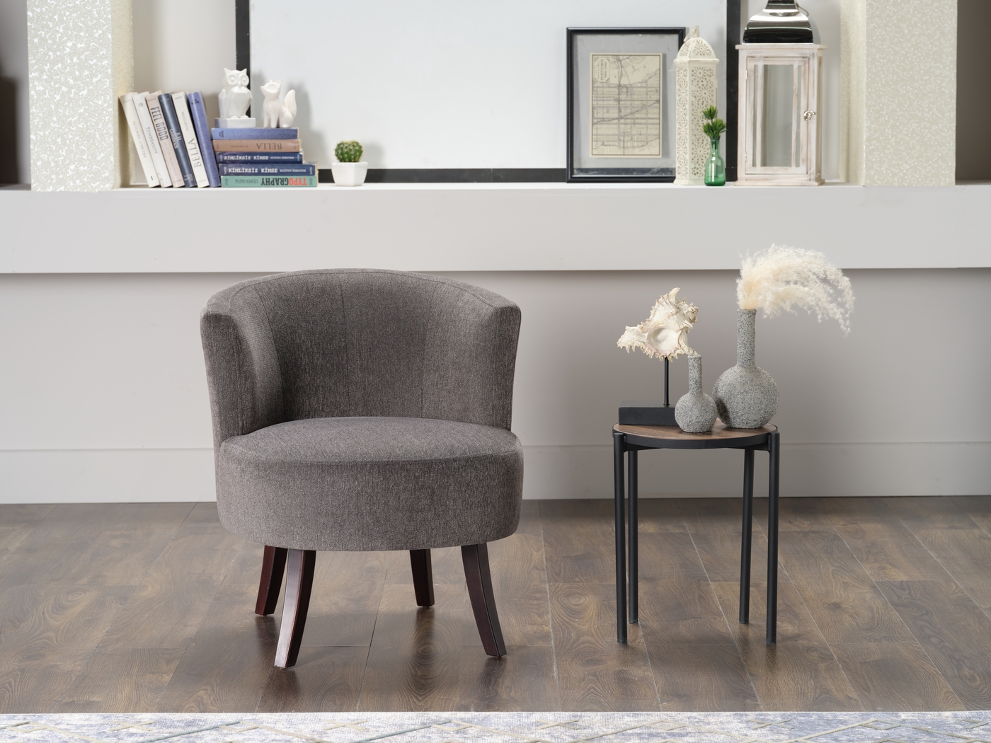 Minoso Gray Accent Chair - Thumbnail - Image 7