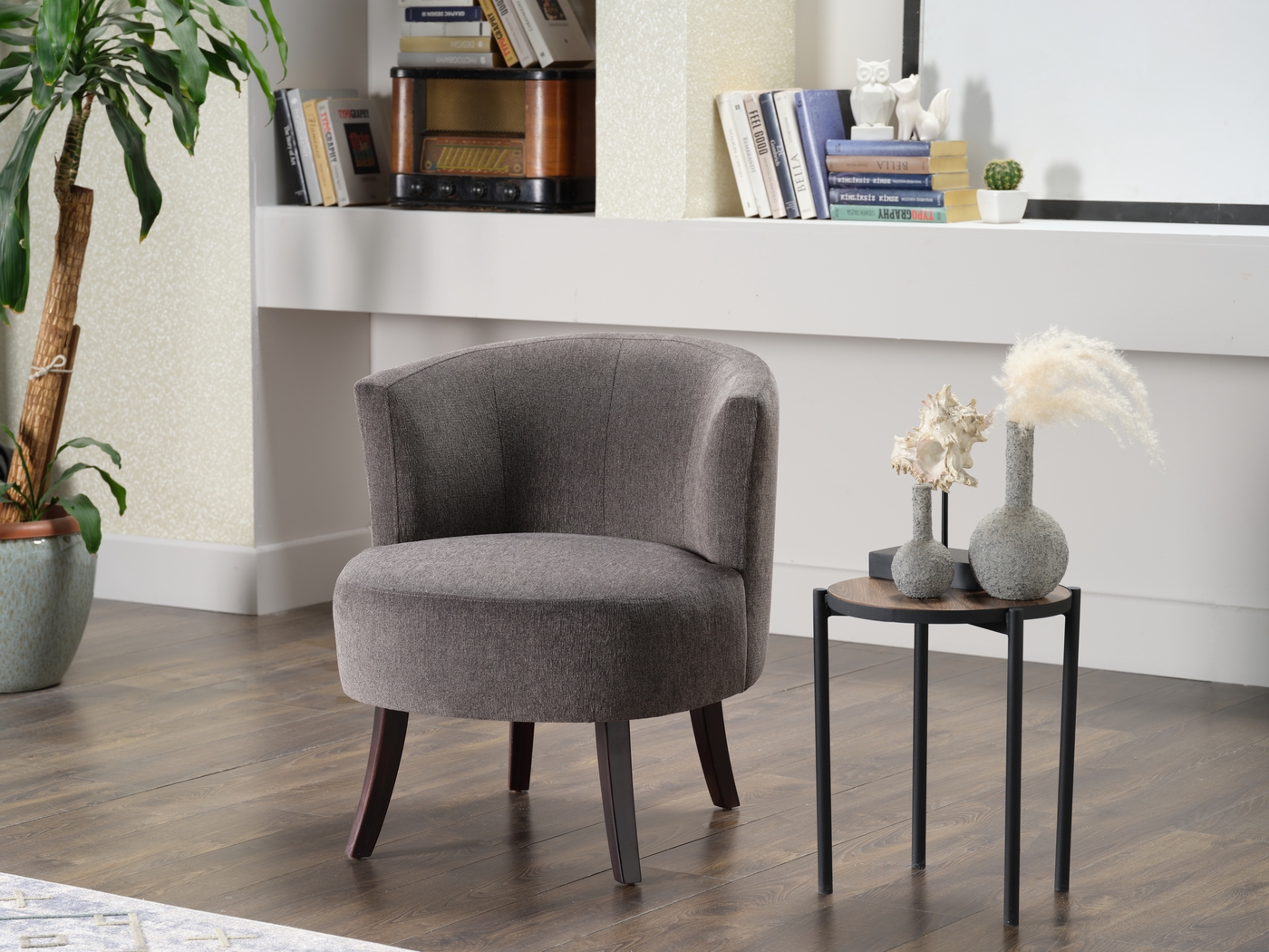 Minoso Gray Accent Chair - Thumbnail - Image 8