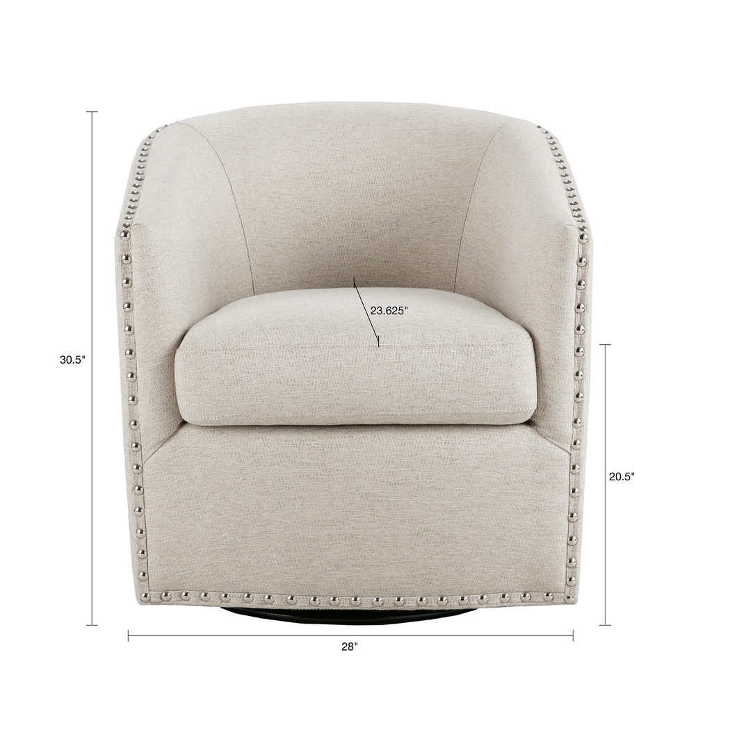 Minturn Natural Accent Swivel Chair - Thumbnail - Image 6