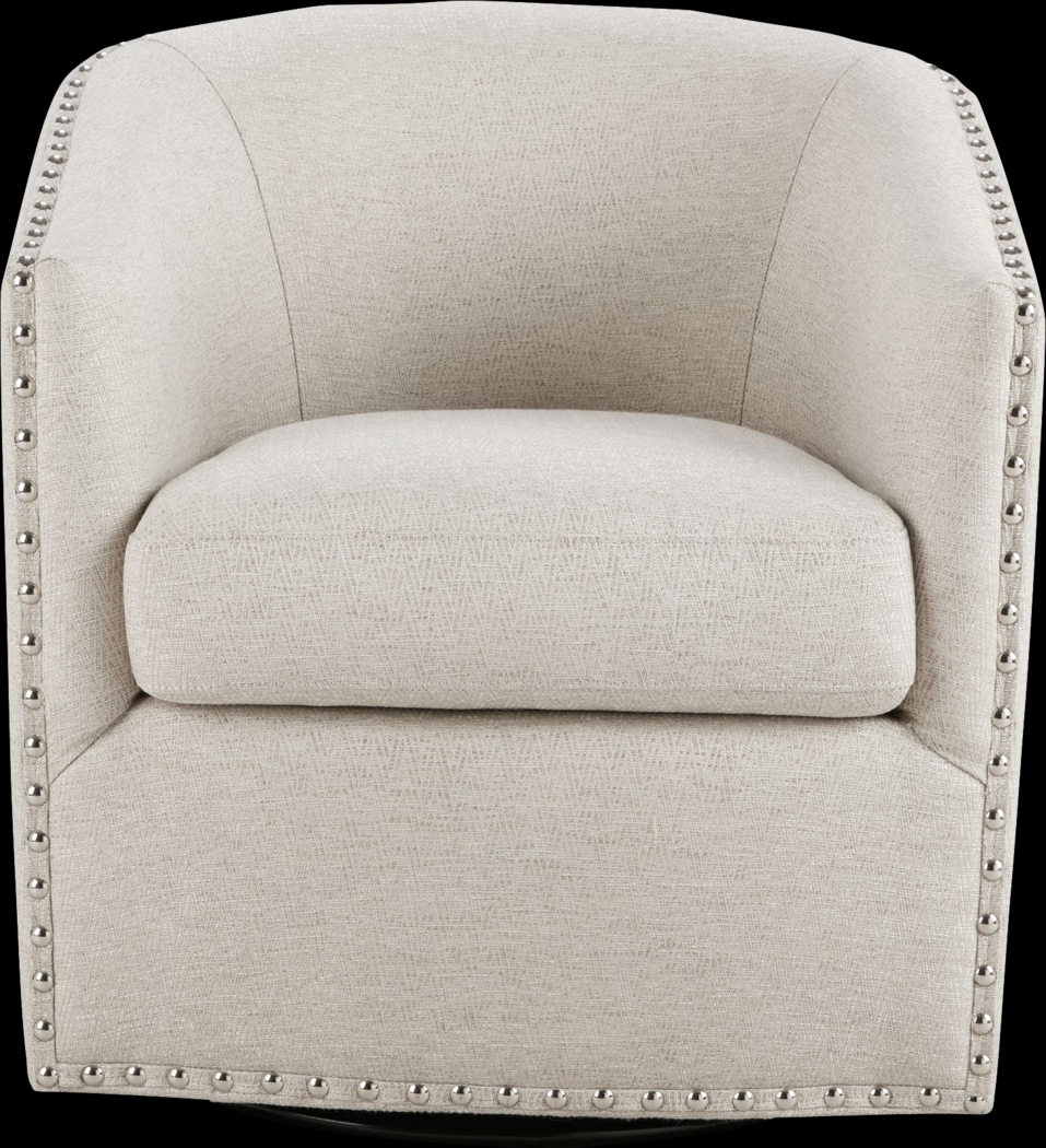 Minturn Natural Accent Swivel Chair - Thumbnail - Image 2