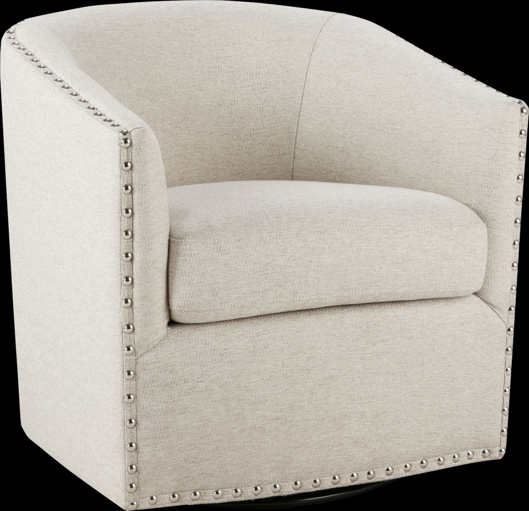 Minturn Natural Accent Swivel Chair - Thumbnail - Image 1