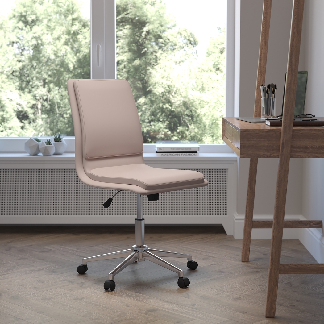 Minuet Beige Office Chair - Thumbnail - Image 4