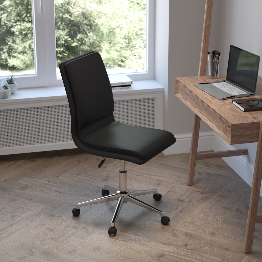 Minuet Black Office Chair - Thumbnail - Image 2