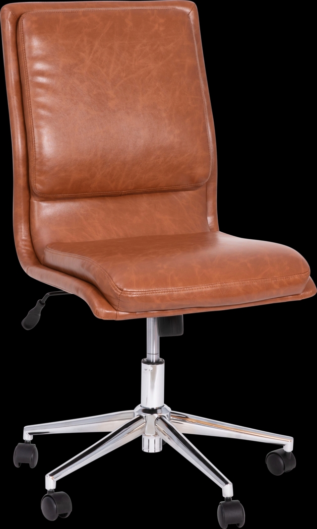 Minuet Brown Office Chair - Thumbnail - Image 1