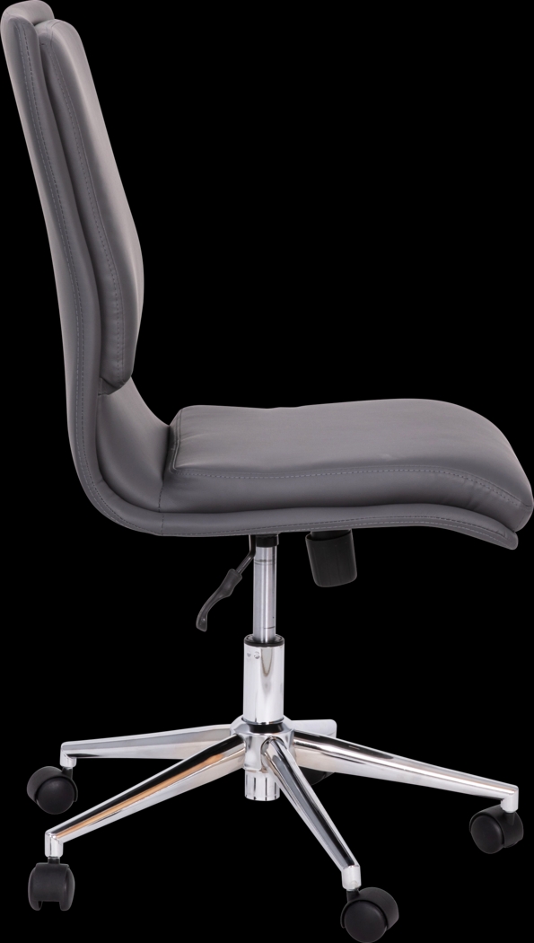 Minuet Gray Office Chair - Thumbnail - Image 8