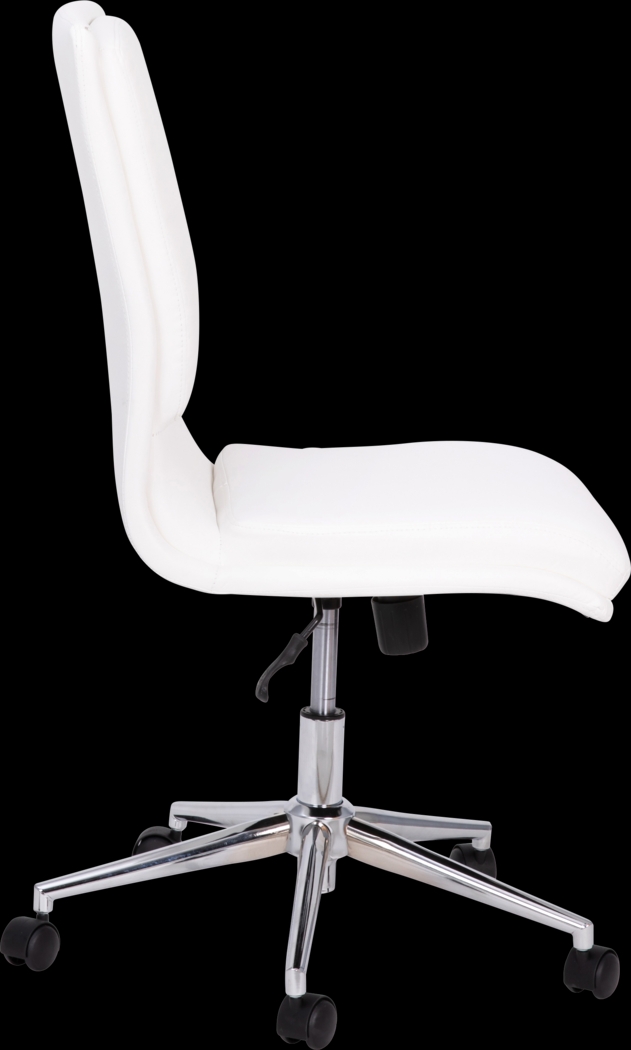 Minuet White Office Chair - Thumbnail - Image 8
