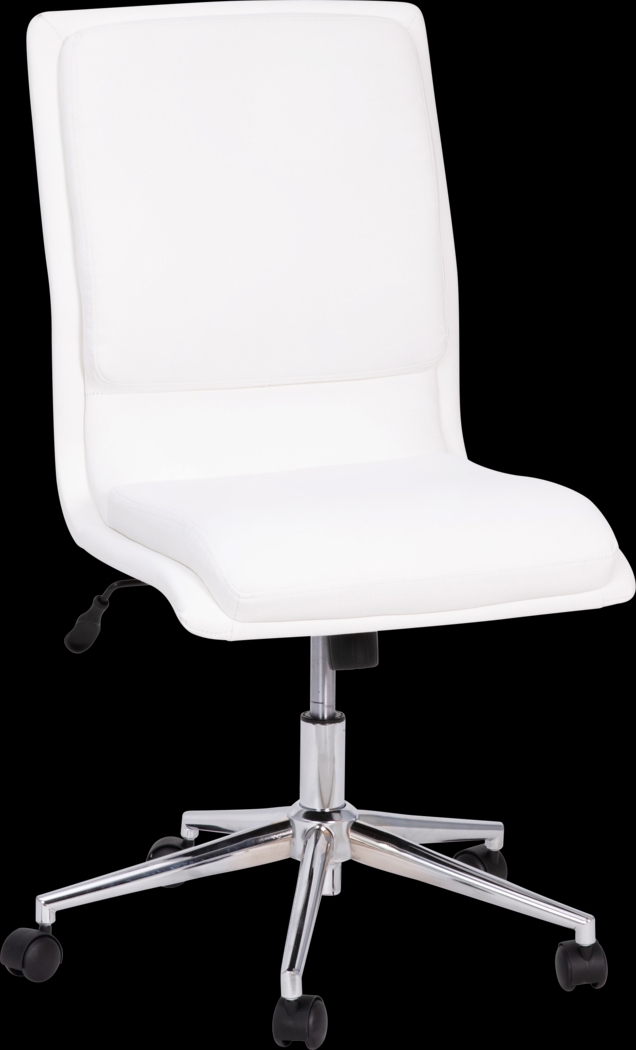 Minuet White Office Chair - Thumbnail - Image 1