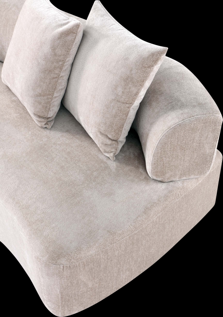 Mipolomol Beige Loveseat - Thumbnail - Image 11