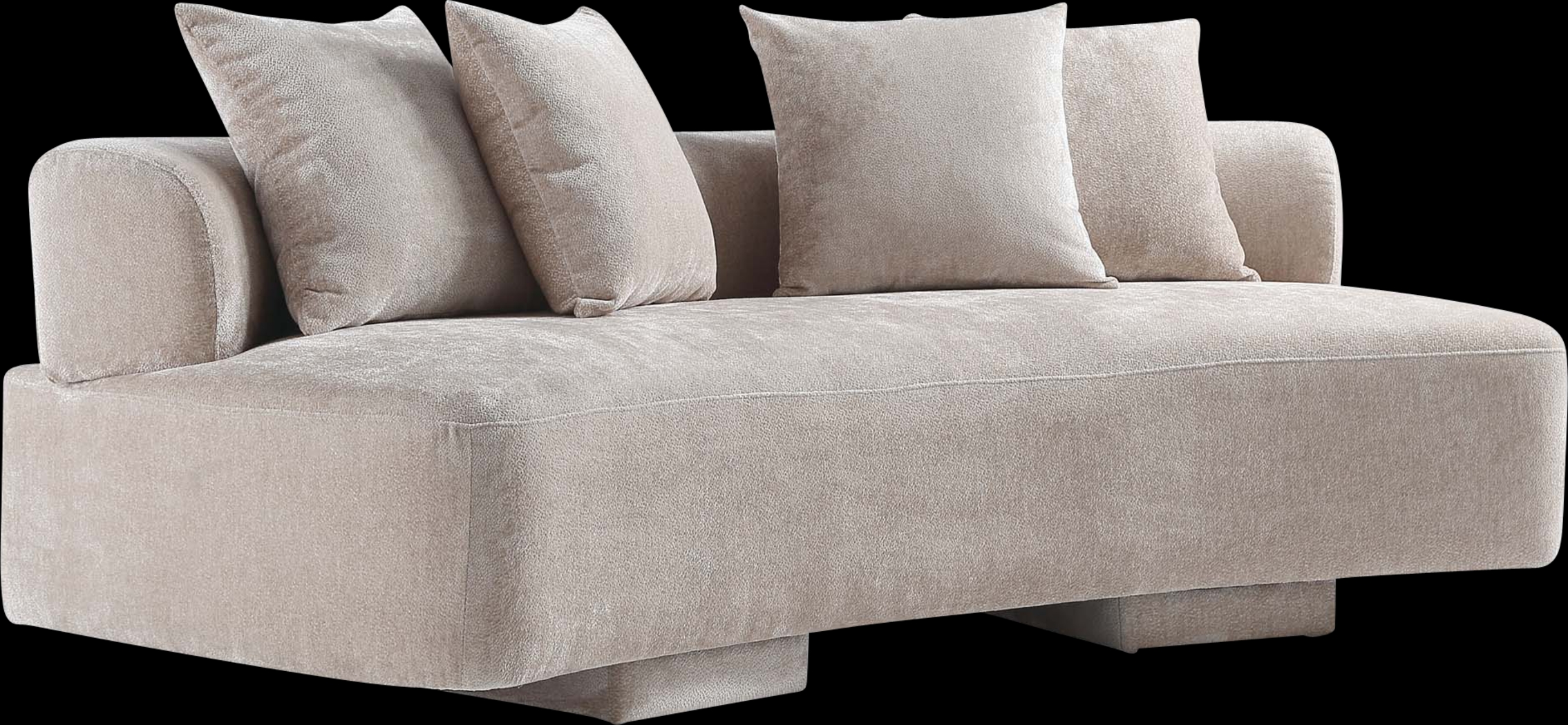 Mipolomol Beige Loveseat - Thumbnail - Image 3