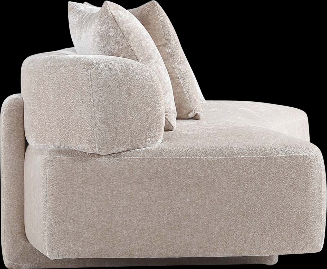 Mipolomol Beige Loveseat - Thumbnail - Image 4