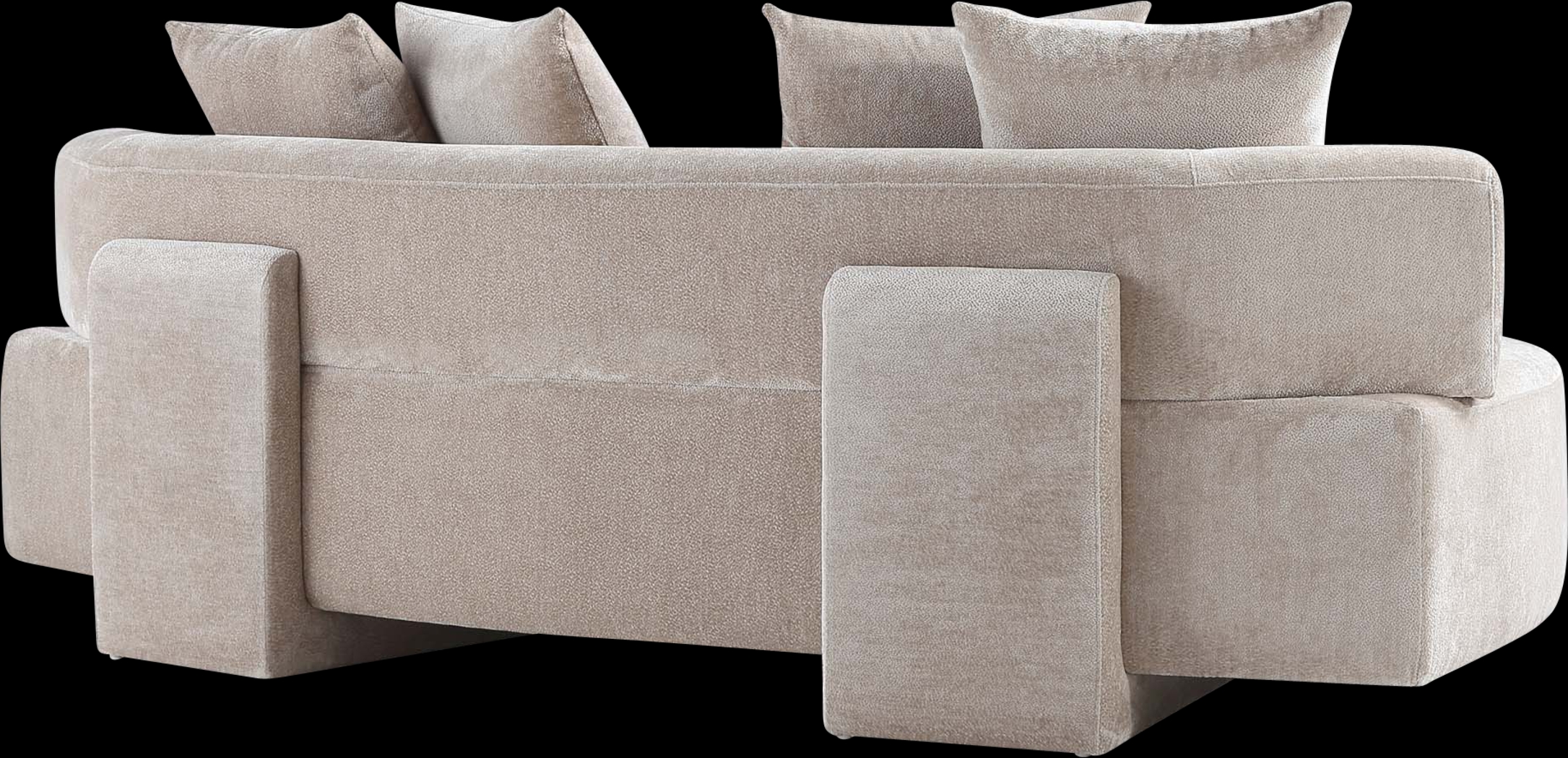 Mipolomol Beige Loveseat - Thumbnail - Image 5