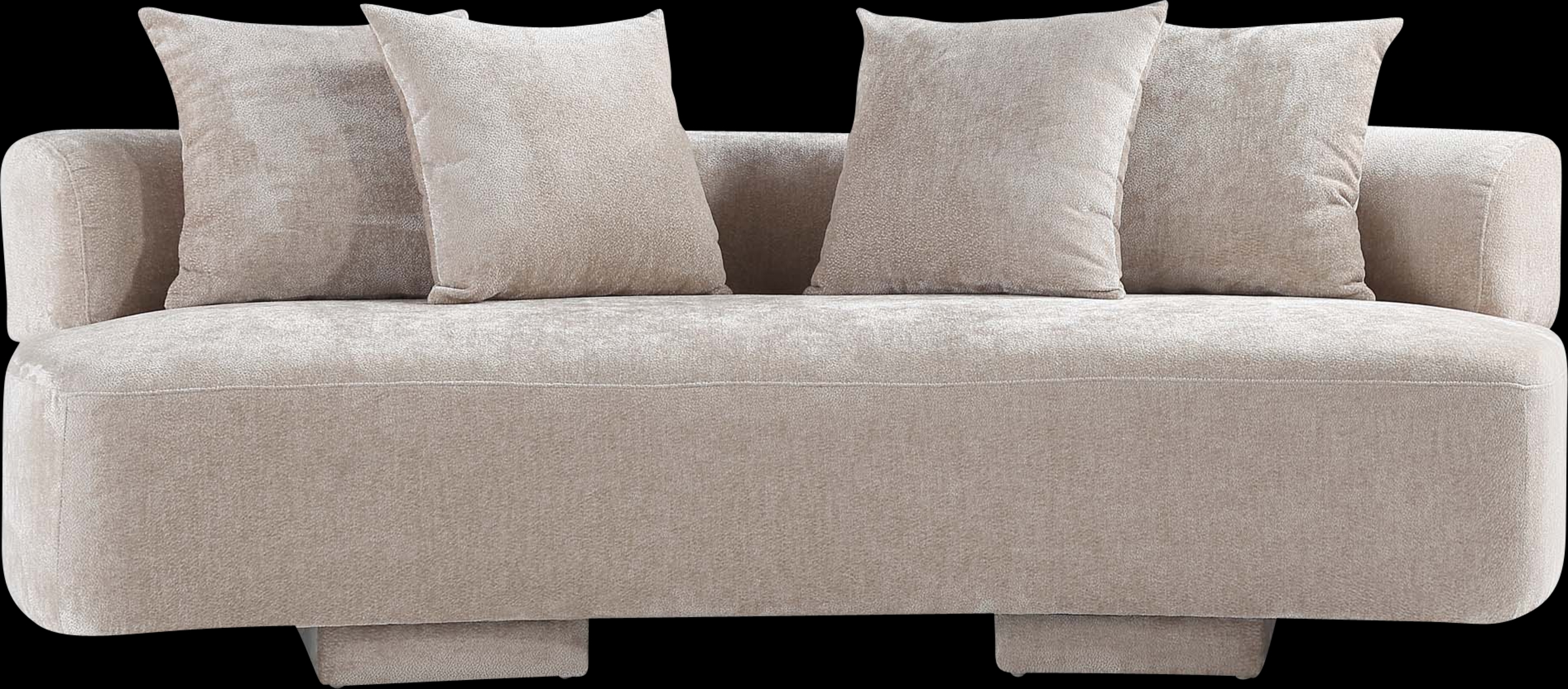 Mipolomol Beige Loveseat - Thumbnail - Image 1