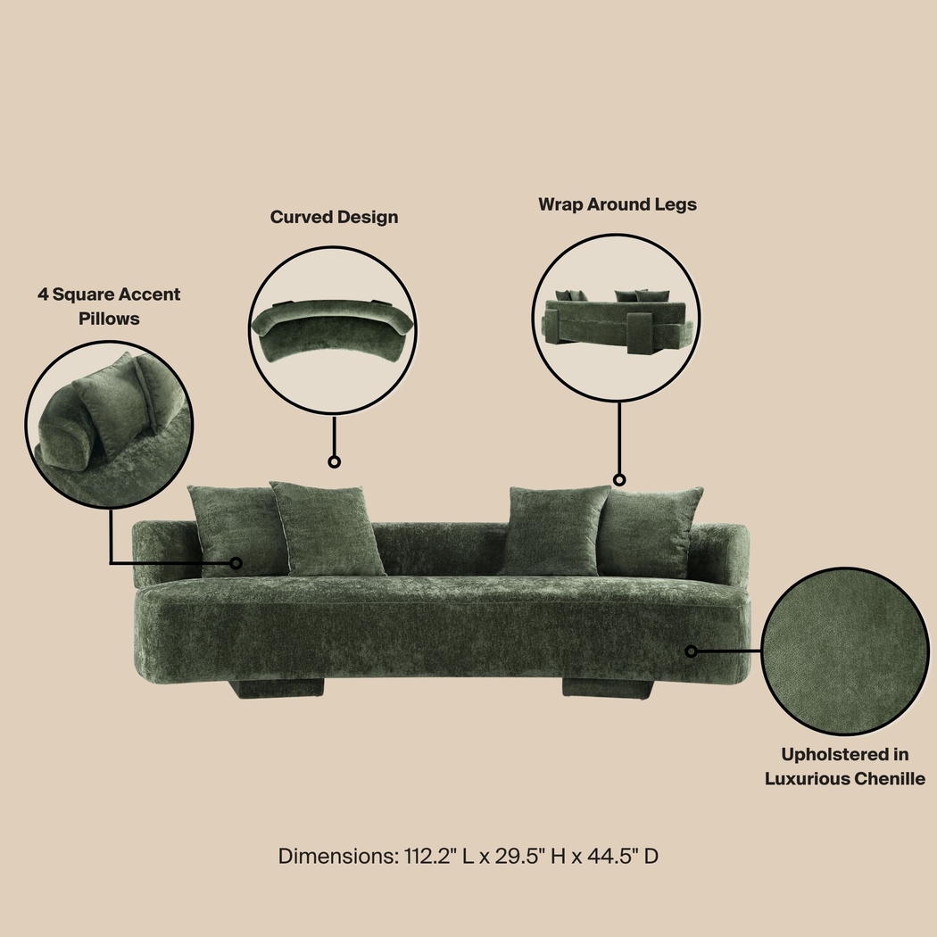 Mipolomol Green Sofa - Thumbnail - Image 15