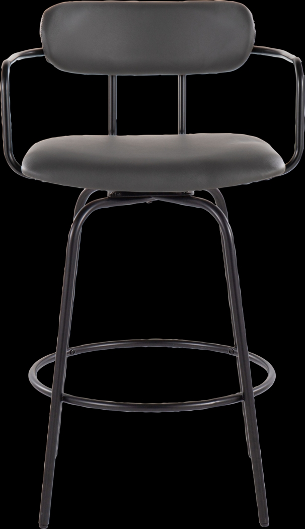Mirahill II Gray Counter Height Stool, Set of 2 - Thumbnail - Image 6