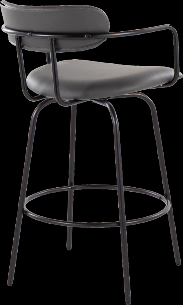 Mirahill II Gray Counter Height Stool, Set of 2 - Thumbnail - Image 7