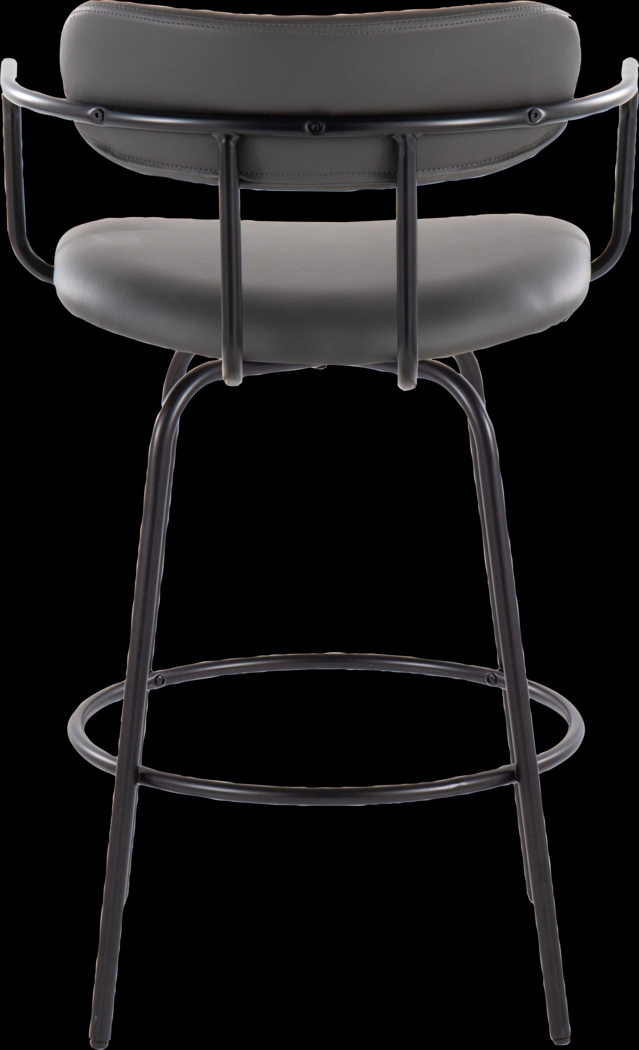 Mirahill II Gray Counter Height Stool, Set of 2 - Thumbnail - Image 8