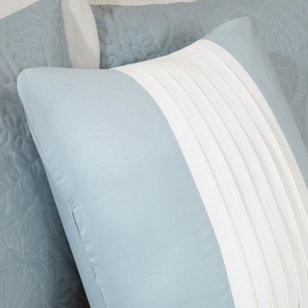 Miral Blue 5 Pc King Bed Sheet Set - Thumbnail - Image 6