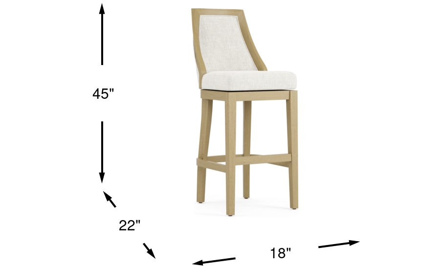 Dimension Image. Please refer to the Dimension Tab on this page for dimension details.