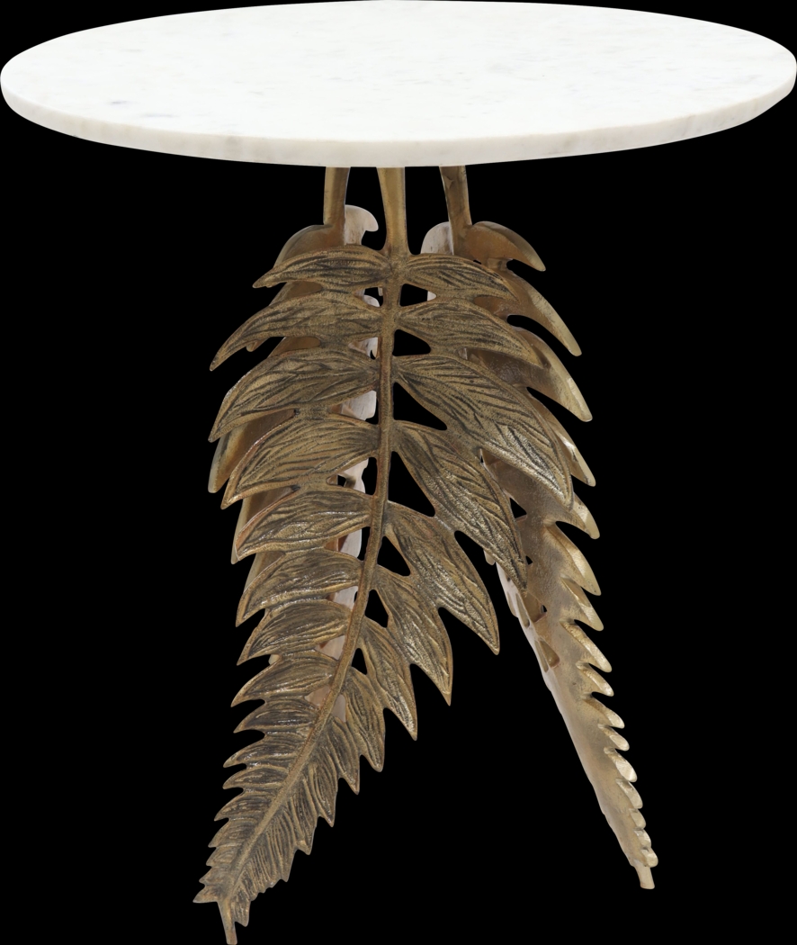 Mireille White Accent Table - Thumbnail - Image 1